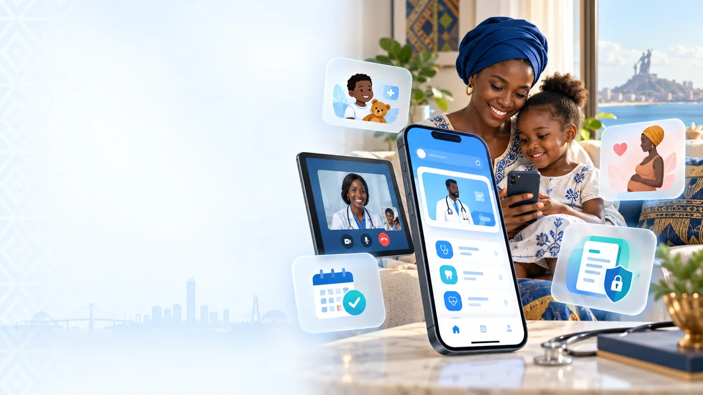 Famille utilisant BiraMed pour organiser ses soins